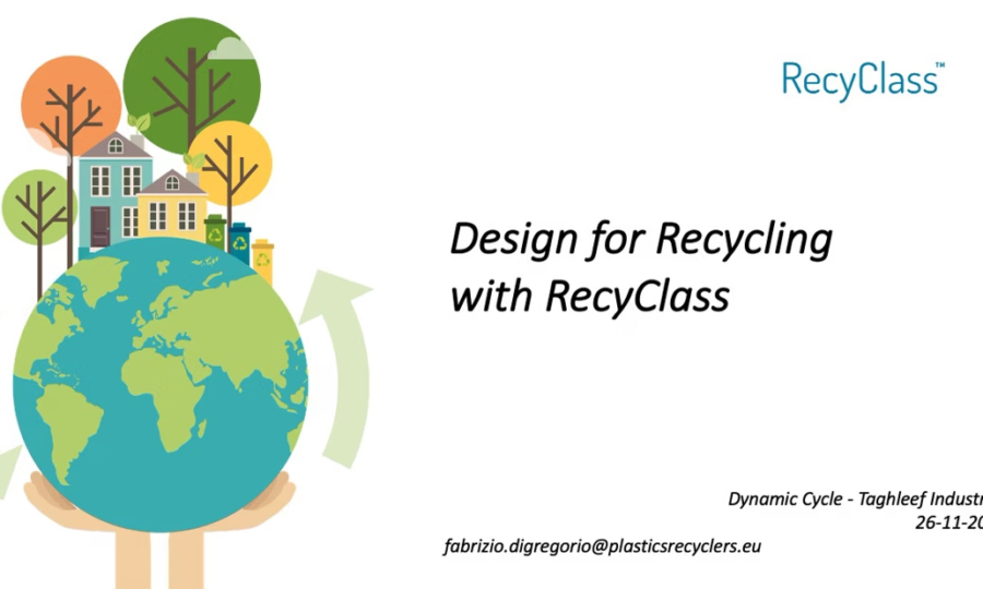 Design for recycling with RecyClass