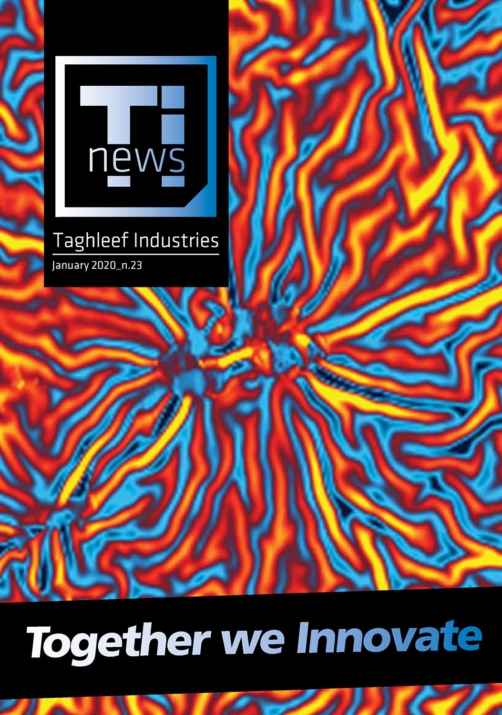 Ti-News cover with the theme of Together we Innovate.