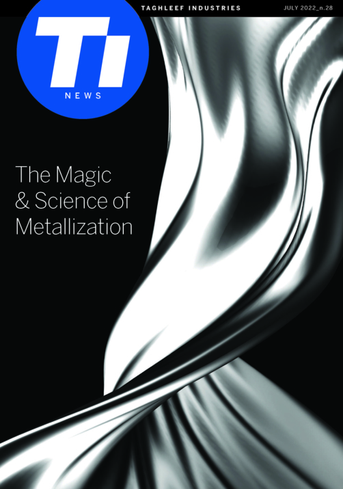 Ti-News cover with the theme of the magic and science of metallization.