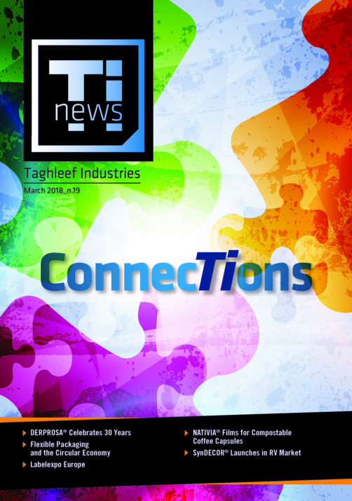 Ti-News cover with the theme of connections.