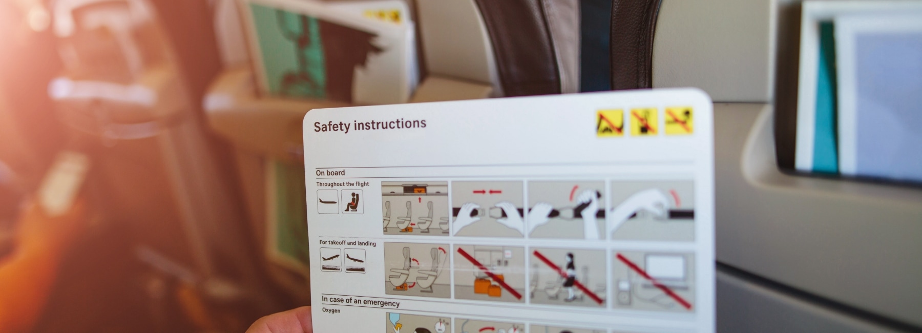 Aircraft safety instructions