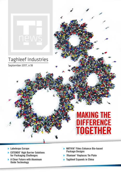 Ti-News cover with the theme of making the difference together.