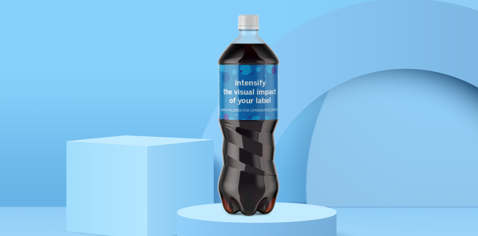 High print definition and intense look for carbonated drink bottles