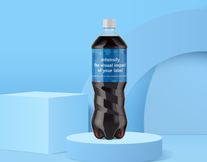 High print definition and intense look for carbonated drink bottles
