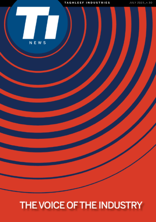 Ti-News cover featuring the theme of the voice of the industry.