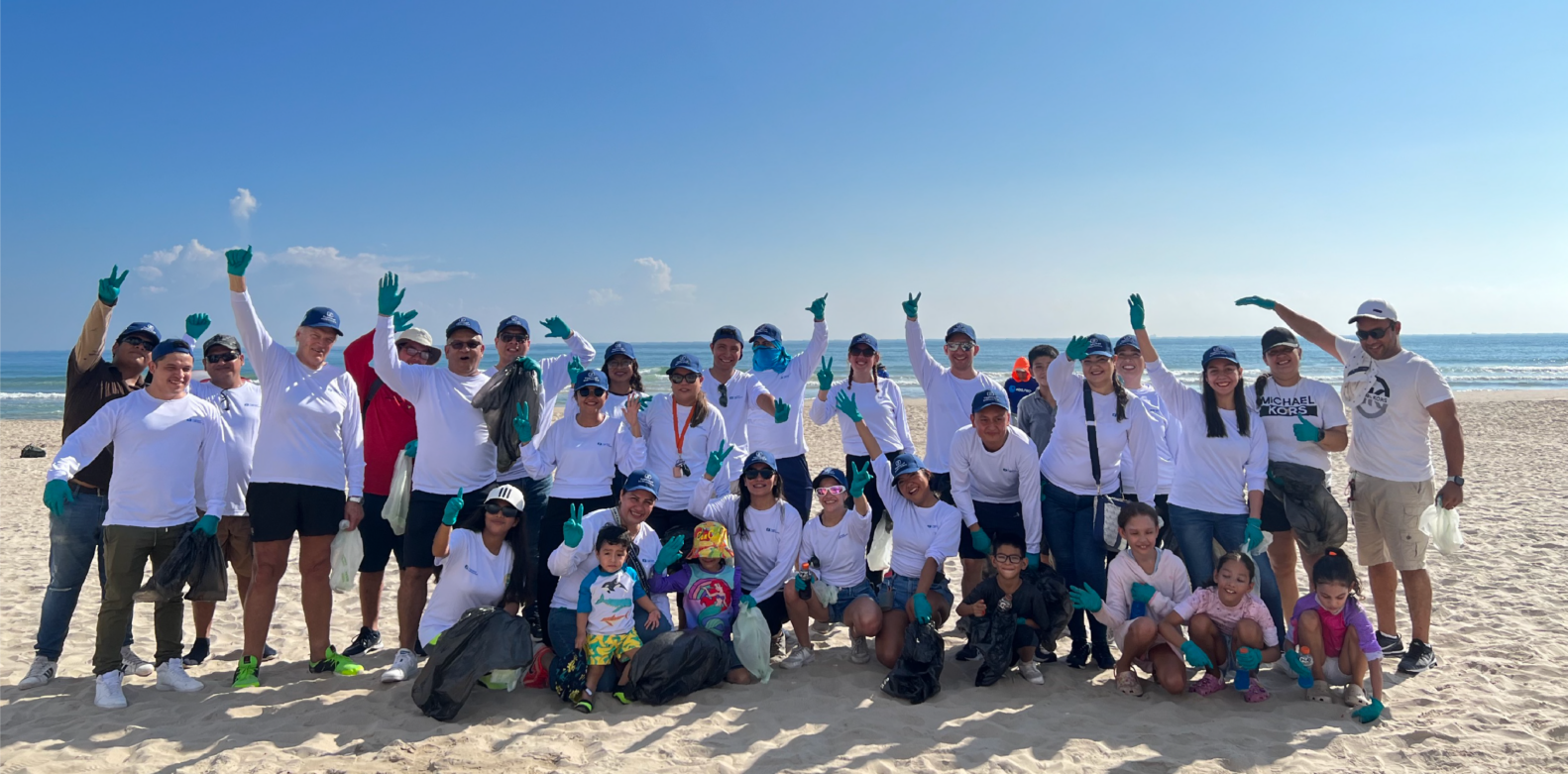 Taghleef Beach Cleanup in Altamira, Mexico