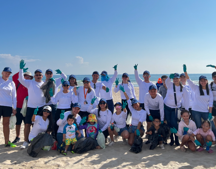 Taghleef Beach Cleanup in Altamira, Mexico