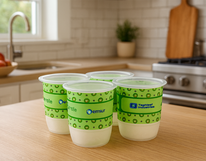 Taghleef_LFE Film Enabling Monomaterial PP Banderoles for Yogurt Cups2