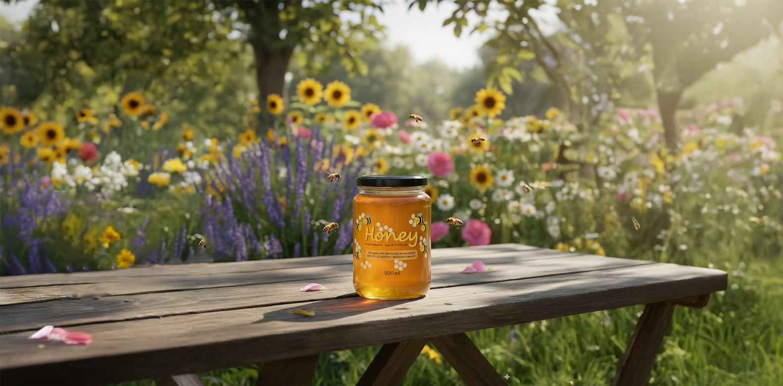 Taghleef_Sustainable Labeling_rcLSA for Honey Jars with a NoLabel Look