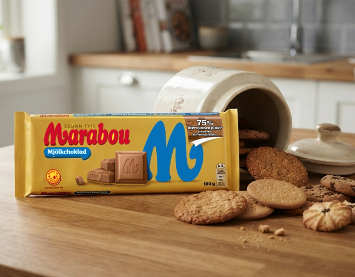 Mondelēz chocolate wrapper now contains 75% chemically recycled content